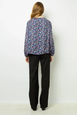 Outlet Floral jacquard blouse - BRITTANIA Shirts & Blouses