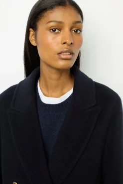 Outlet Full-length coat in wool and alpaca blend - LARISSE Coats|Suits & Outfits