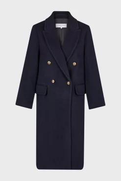 Outlet Full-length coat in wool and alpaca blend - LARISSE Coats|Suits & Outfits