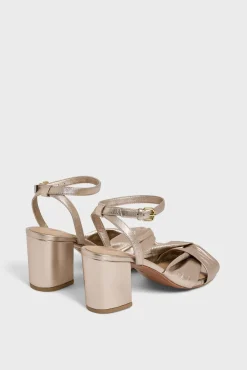 Best Gold heeled sandals - BETH Shoes
