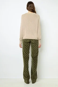 Sale Golden lurex sweater - JAYLIN Knitwear