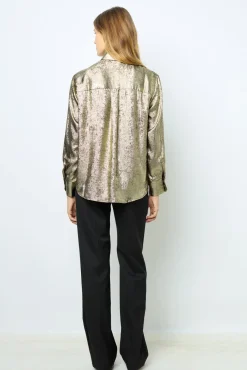 Online Gold-tone shirt - BRUNA Shirts & Blouses
