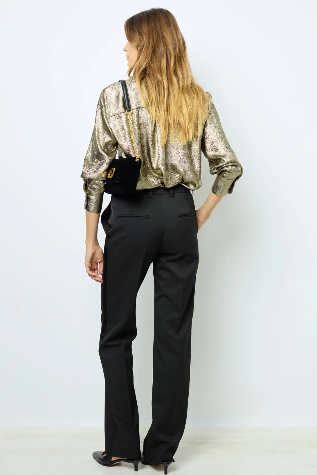 Online Gold-tone shirt - BRUNA Shirts & Blouses