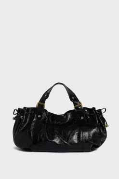 New Handbag in crumpled leather - 24H The Iconic 24H|Handbag