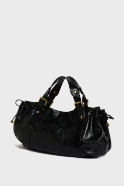 New Handbag in crumpled leather - 24H The Iconic 24H|Handbag