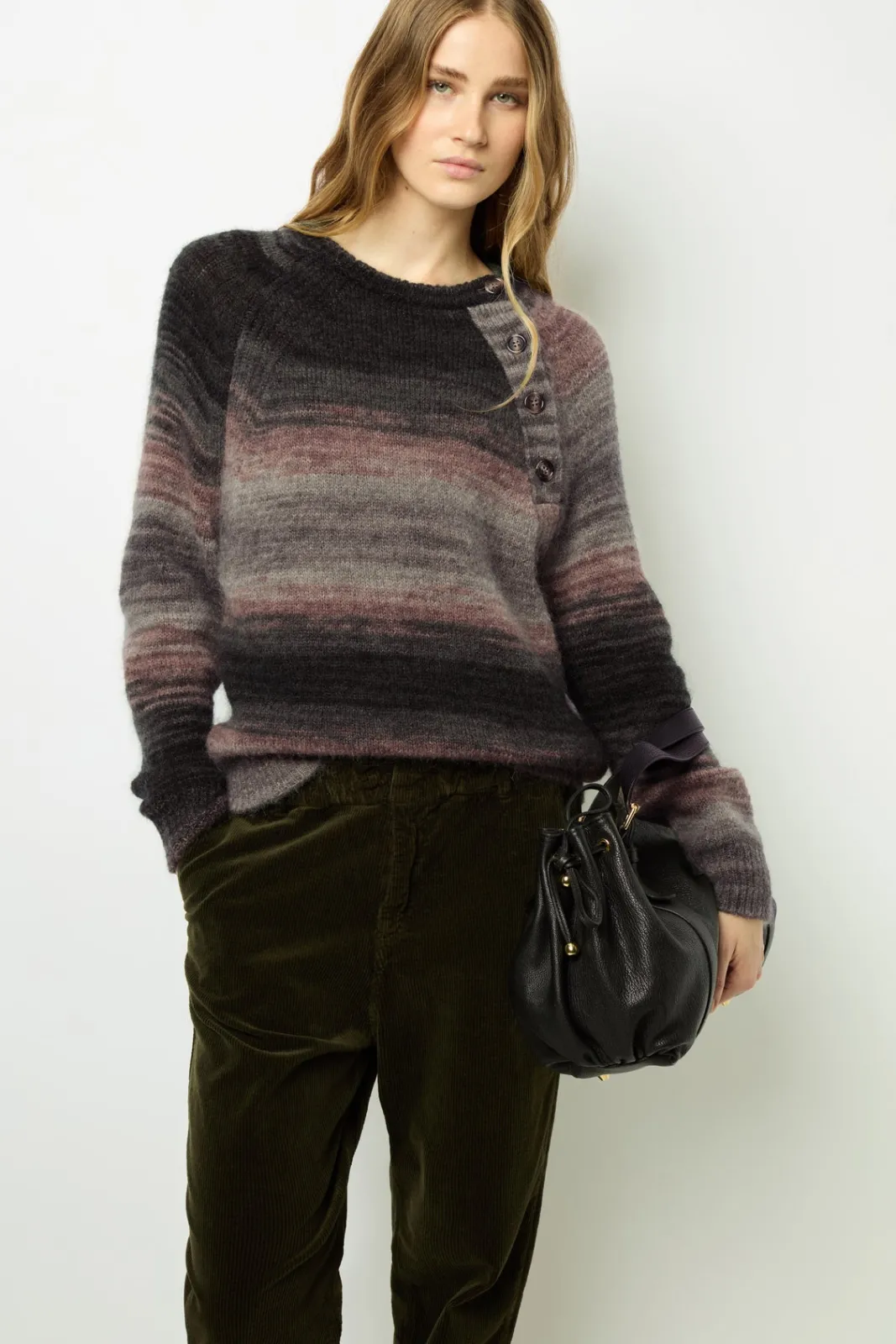 Clearance Handbag in leather - 24H Knitwear