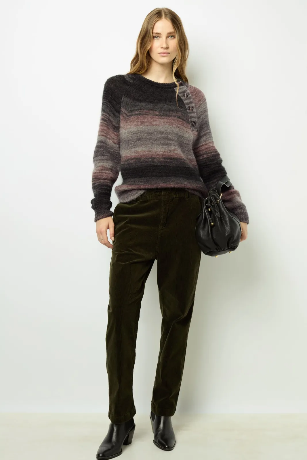 Clearance Handbag in leather - 24H Knitwear