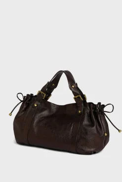 Discount Handbag in metallic leather - 24H The Iconic 24H|Handbag