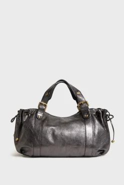 Sale Handbag in metallic leather - 24H The Iconic 24H|Handbag
