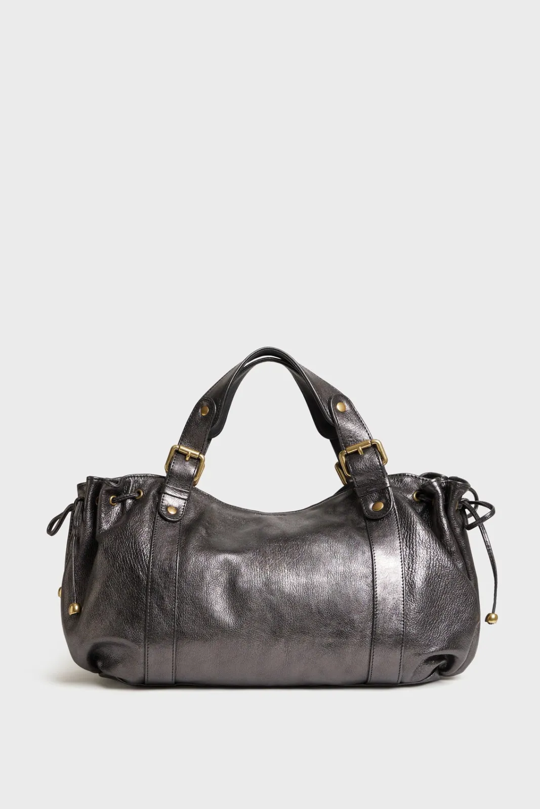 Sale Handbag in metallic leather - 24H The Iconic 24H|Handbag