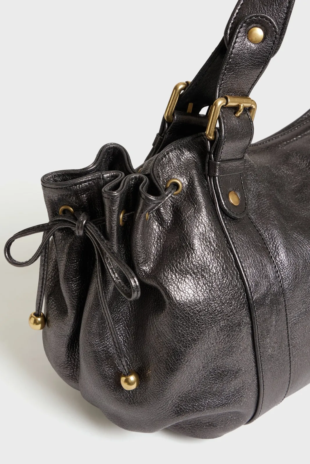Sale Handbag in metallic leather - 24H The Iconic 24H|Handbag