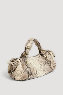 Outlet Handbag in python - 24H The Iconic 24H|Handbag