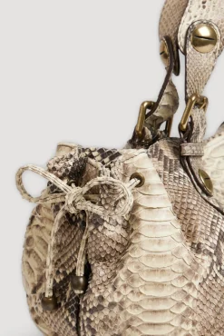 Outlet Handbag in python - 24H The Iconic 24H|Handbag