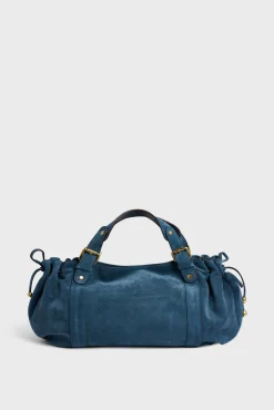 Outlet Handbag in suede leather - 24H The Iconic 24H|Handbag