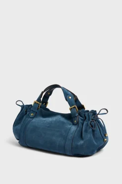 Outlet Handbag in suede leather - 24H The Iconic 24H|Handbag