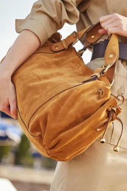 Sale Handbag in suede leather - 24H The Iconic 24H|Handbag