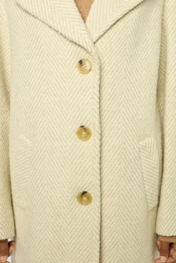 New Herringbone loose coat - LEONETTE Coats