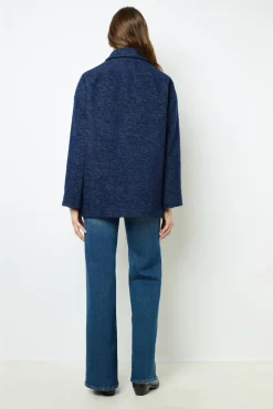 Clearance Herringbone short coat - LEDA Coats