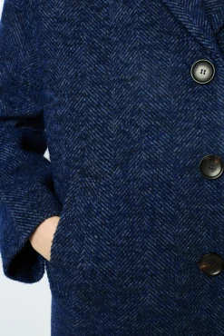 Clearance Herringbone short coat - LEDA Coats