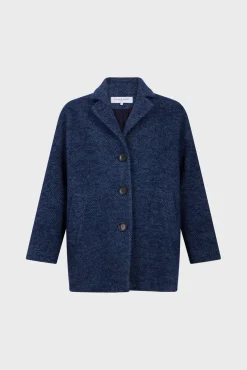 Clearance Herringbone short coat - LEDA Coats