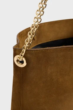 Discount Hobo bag in "])self.__next_f.push([1,"suede leather - LE CHARLOTTE Handbag|Shoulder Bags