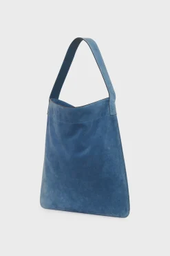 Fashion Hobo bag in suede leather - LADY Handbag