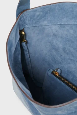 Fashion Hobo bag in suede leather - LADY Handbag