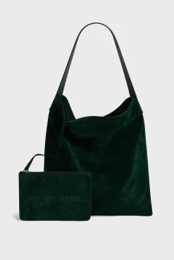 Best Hobo bag in suede leather - LADY Handbag