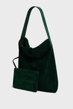 Best Hobo bag in suede leather - LADY Handbag