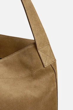 Discount Hobo bag in suede leather - LADY Handbag