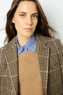 Discount Houndstooth blazer - MISTI Jackets