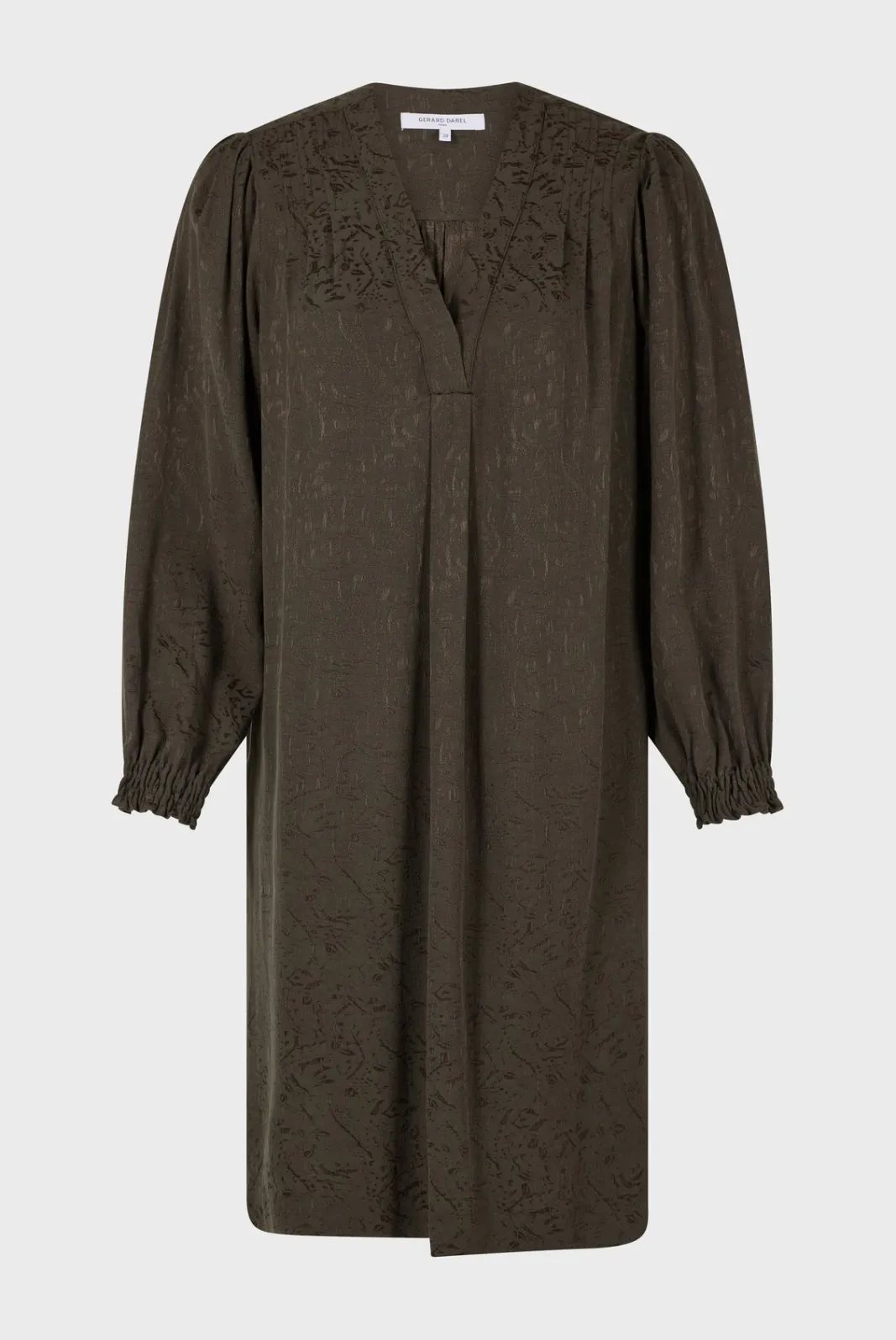 Outlet Jacquard straight-cut mini dress - SOLENE Dresses