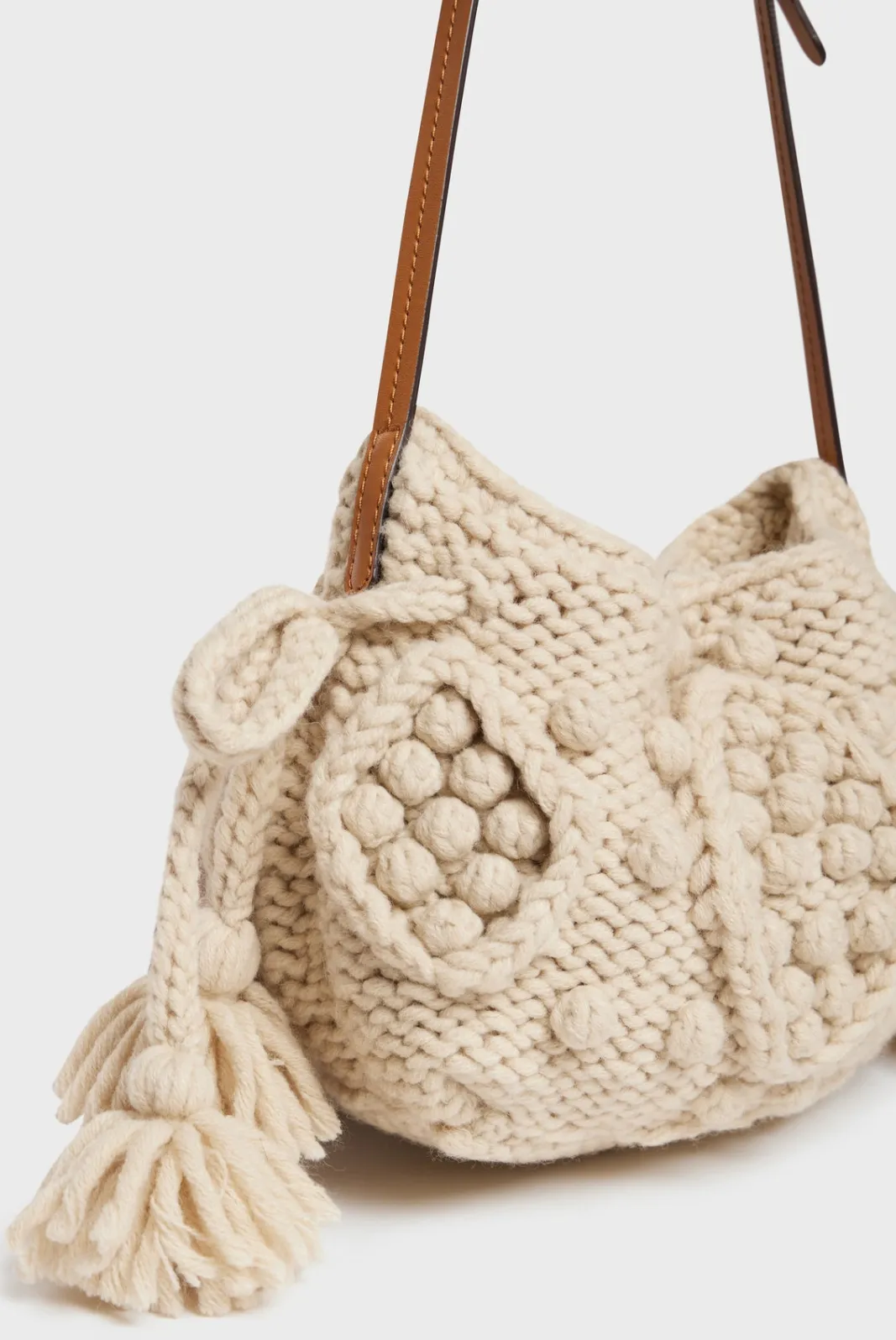 Outlet Knitted crossbody bag - MINI 24 The Iconic 24H|Shoulder Bags