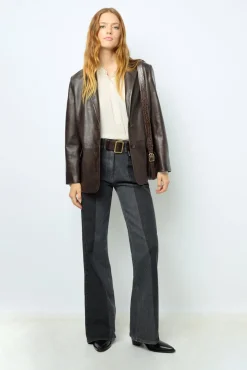 Clearance Lamb leather blazer - BEA Leather & Pelts