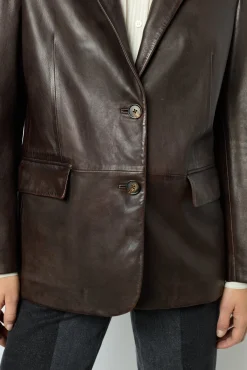 Clearance Lamb leather blazer - BEA Leather & Pelts