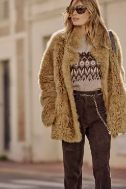 Online Lamb wool short coat - LIOUBA Leather & Pelts