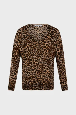 Best Leopard print wool sweater - JINENE Knitwear