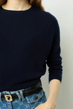 Clearance Loose cashmere round neck sweater - JAZMINE Knitwear