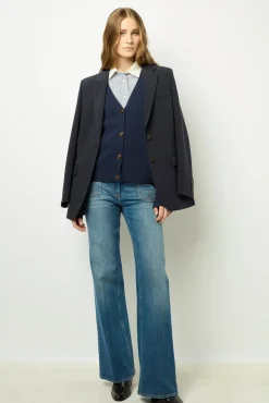 Hot Loose-fitting V-neck cardigan - JEANETTE Knitwear