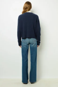 Hot Loose-fitting V-neck cardigan - JEANETTE Knitwear