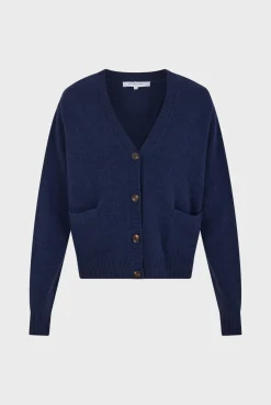 Hot Loose-fitting V-neck cardigan - JEANETTE Knitwear