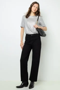 New Metallic-finish short sleeves T-shirt - AIDA Tops & T-Shirts