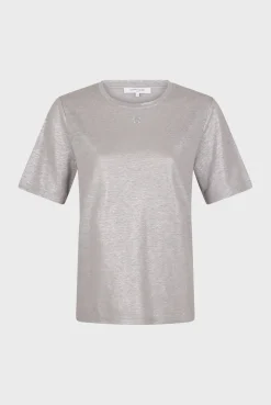New Metallic-finish short sleeves T-shirt - AIDA Tops & T-Shirts