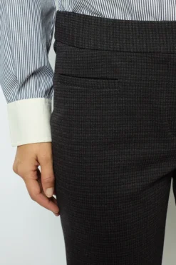 Fashion Micro houndstooth 7/8 pants - NOLA Trousers