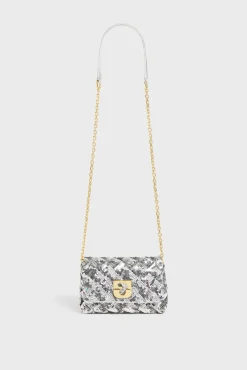 Outlet Mini crossbody bag in sequin - LE MINI FANNY The Fanny Bag|Shoulder Bags