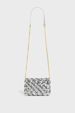 Outlet Mini crossbody bag in sequin - LE MINI FANNY The Fanny Bag|Shoulder Bags