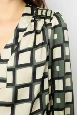 Best Mini dress with geometric print - SASKIA Dresses