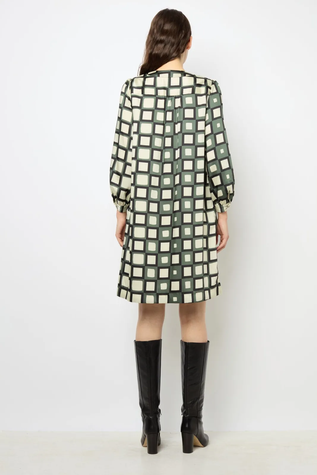 Best Mini dress with geometric print - SASKIA Dresses