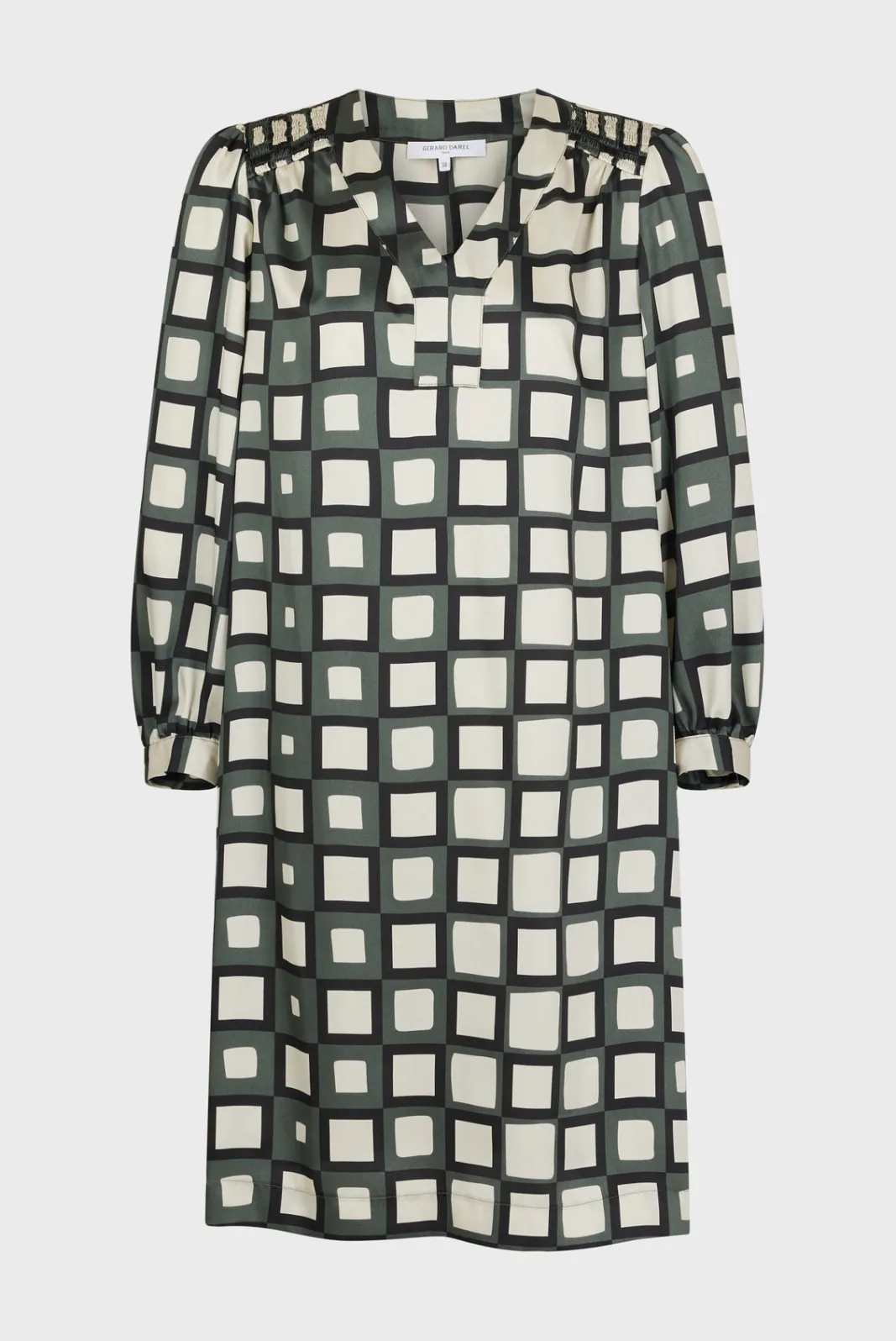 Best Mini dress with geometric print - SASKIA Dresses