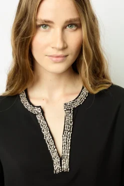 Hot Mini dress with jewel collar - STERNA Dresses